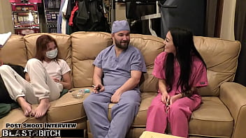 Become nurse as blaire celeste's pussy gets filled with cum