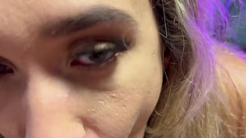 Incredible blowjob and masturbation in a spa room with a water bed