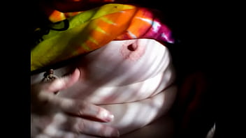 Colored breasts in the sunlight 2