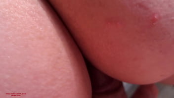 Housewife films herself getting pounded in the kitchen