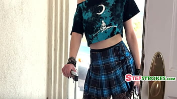 Corrupting teens stepdaughter & stepniece try to seduce me with latex body suits