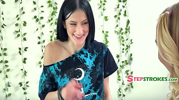 Corrupting teens stepdaughter & stepniece try to seduce me with latex body suits