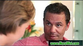 Japanese nuru massage and sexual tension on air matress 15