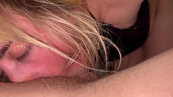 Petite blonde girl likes to get face destroyed