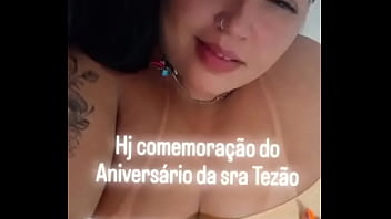 Hj a volta da sra tezão na interação o aniversário é dela mais quem ganha o presente é vcs vai ficar de fora dessa