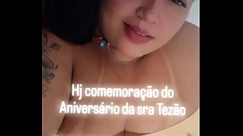 Hj a volta da sra tezão na interação o aniversário é dela mais quem ganha o presente é vcs vai ficar de fora dessa