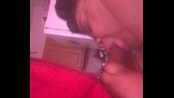 Daddy beating that nut bush