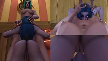 Night elf lesbian animation includes pov and close up sfm