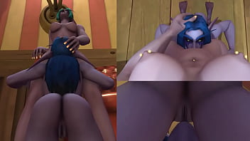 Night elf lesbian animation includes pov and close up sfm