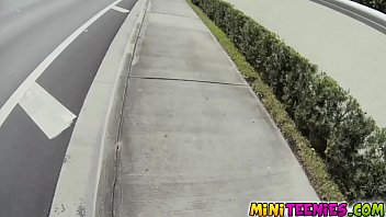 Quick fuck session at railroad tracks