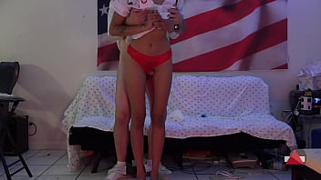 Nurse lets him fuck her thigh gap