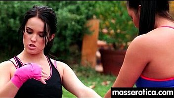 Sensual lesbian massage leads to orgasm 25