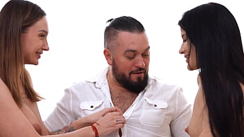 Insatiable mary frost enjoys strap on dp fuck fest with her husband and housemate gp3004