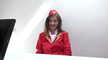 Air hostess gabriella daniels creampied