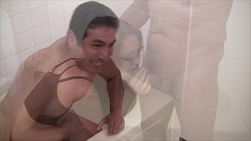 Devon catches bf masturbating & finishes him off with hand job & blowjob cfnm