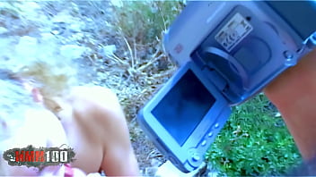 Skinny french blonde starla candy hunts for cock in nature pov gets fucked by phil hollyday