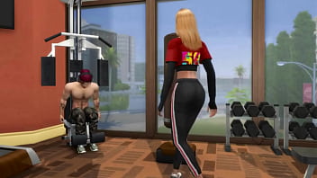 Hot sex scene sims 4 after the exercise
