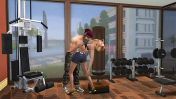 Hot sex scene sims 4 after the exercise