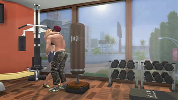 Hot sex scene sims 4 after the exercise