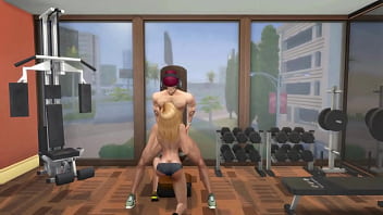 Hot sex scene sims 4 after the exercise
