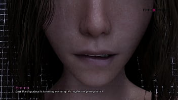 My dorm 3 emma fantasying about her stepbrother mark and masturbating in the shower