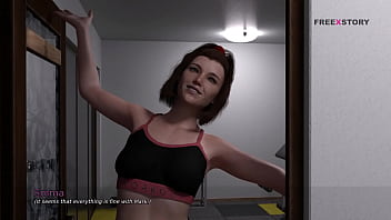 My dorm 3 emma fantasying about her stepbrother mark and masturbating in the shower