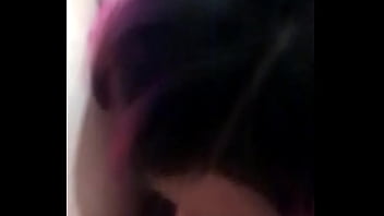 My stepsister shows me her apartment without taking her dick out of her mouth