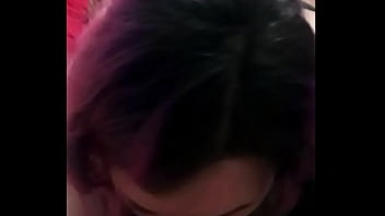 My stepsister shows me her apartment without taking her dick out of her mouth