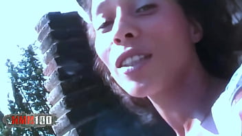 Priska farel fucked in ass and pussy in the garden