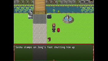 Harem in another world hentai game ep 34 his best friend is getting all wet under the outdoor rain