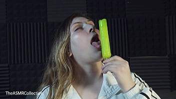 Slobbery and wet popsicle sucking asmr mouth sounds asmr mia asmr the asmr collection