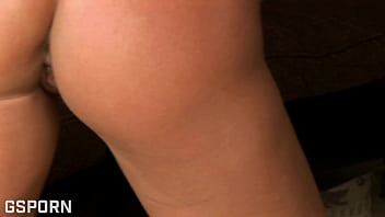 Big tits brunette milf masturbating her hot pussy with glass dildo