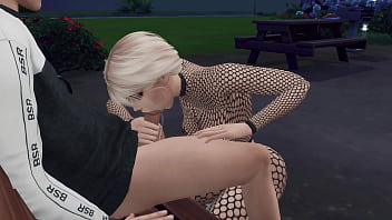 A young couple decided to experiment and have sex in the park hot with big ass