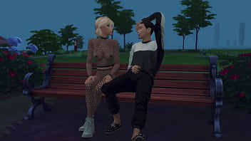 A young couple decided to experiment and have sex in the park hot with big ass