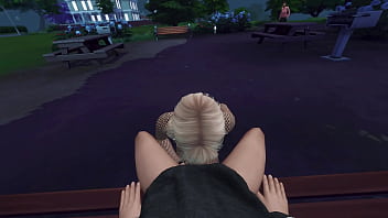 A young couple decided to experiment and have sex in the park hot with big ass