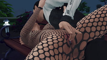 A young couple decided to experiment and have sex in the park hot with big ass