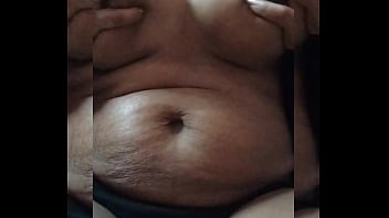 Indian hot wife playing with boobs