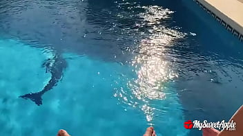 Worshiping his cock under the sun so close up you can feel it check my bio