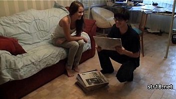 Slut can barely fit it in her mouth