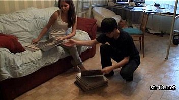 Slut can barely fit it in her mouth