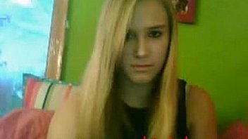 Blonde fuck with tits on webcam