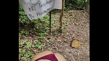 Outdoor creampie for horny filipina we almost got caught