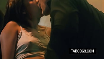 Petite asian teen got caught masturbating while peeking at dilf neighbor