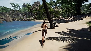 Lara croft awakens an ancient statue to obtain sperm for a ritual 3d hentai game