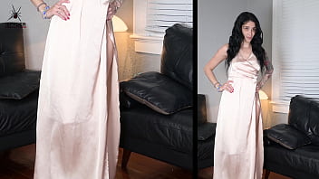 Jazmin tries a dress which turns out to be more of a nighty