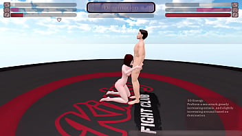 Kinky fight club sexy slut milks man and wins sexfight