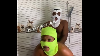 My step sister bff and i in the bathroom