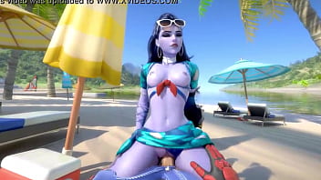 Widowmaker having fun in the sun Widowmaker having fun in the sun