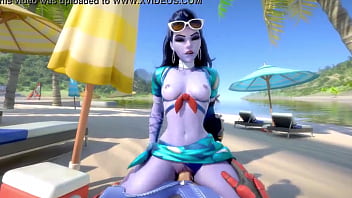 Widowmaker having fun in the sun
