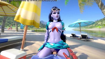Widowmaker having fun in the sun